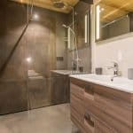 Luxury chalet bathrooms